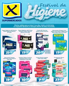 Pré-Visualização do folheto "X Supermercados ofertas Festival da Higiene" da loja X Supermercados válido a partir de 18/09/2026