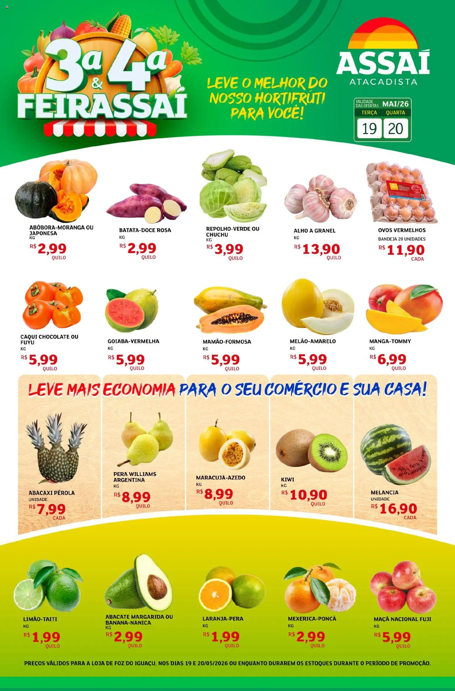 Pré-Visualização do folheto "Assaí Atacadista ofertas - PR" da loja Assaí Atacadista válido a partir de 19/05/2026