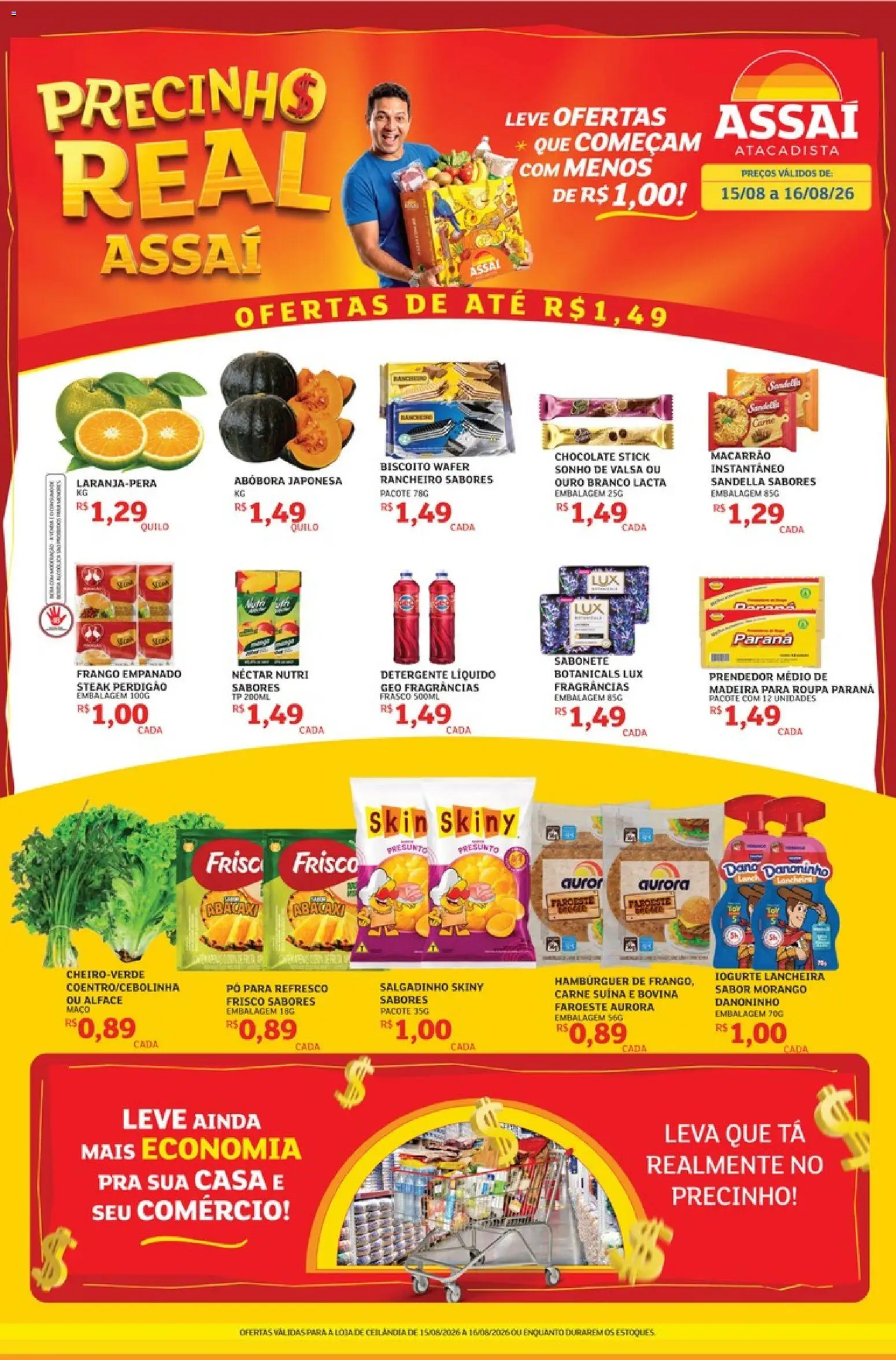 Pré-Visualização do folheto "Assaí Atacadista ofertas - DF" da loja Assaí Atacadista válido a partir de 15/08/2026