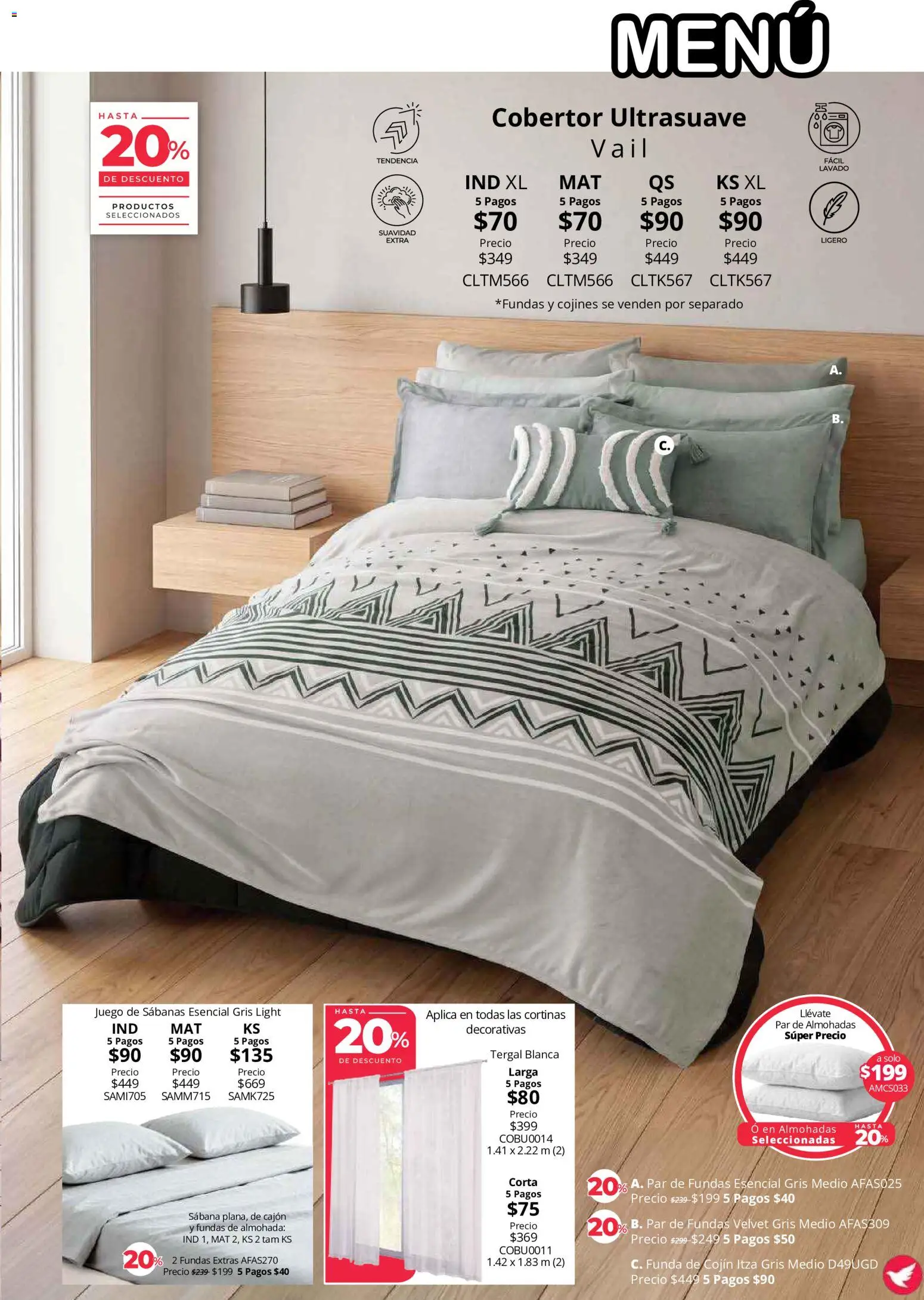 Vista previa las ofertas de la tienda Colchas Concord - Colchas Concord catálogo Colección Cobertor desde el 01/08/2026 
