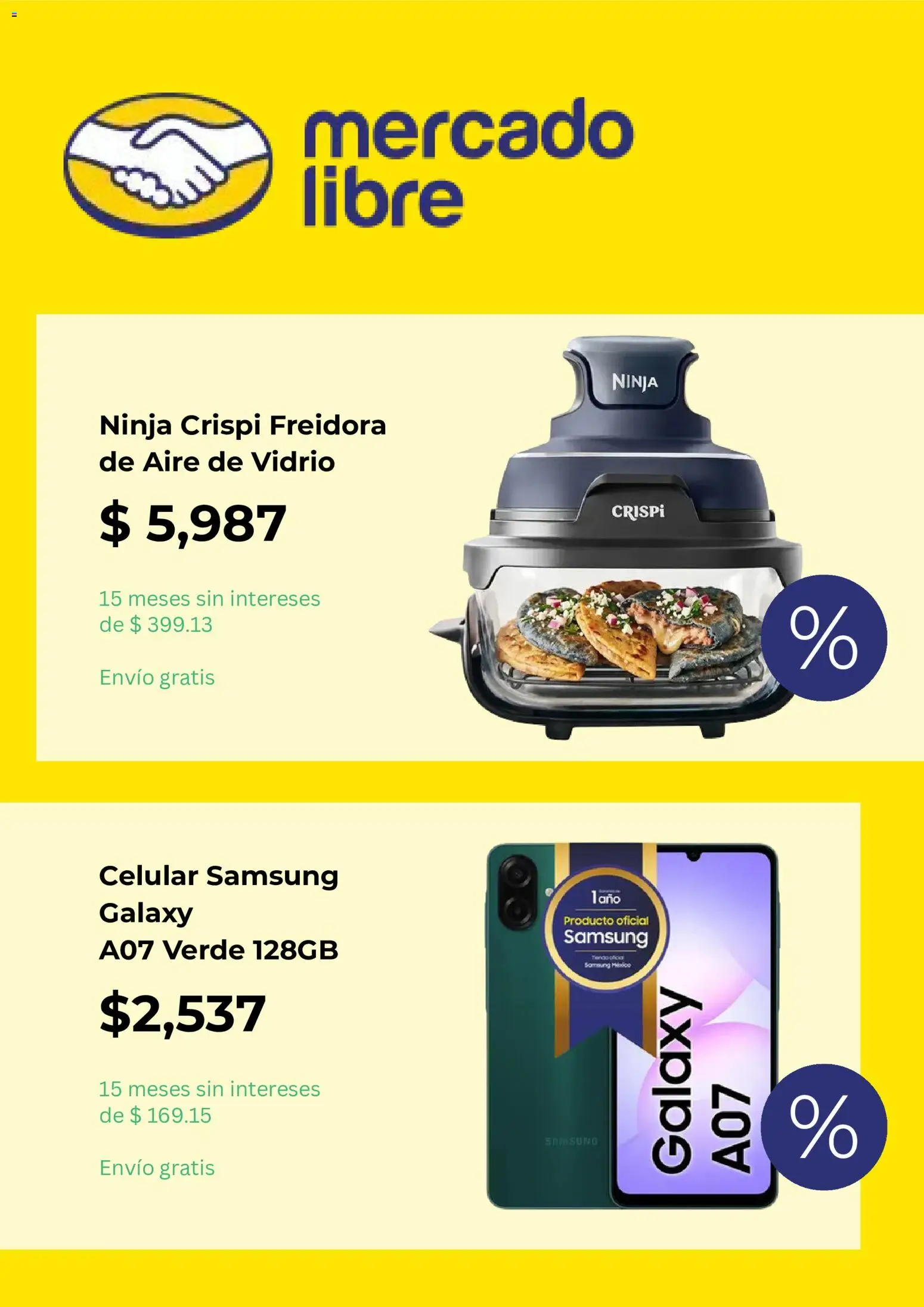 Vista previa las ofertas de la tienda Mercado Libre - Mercado Libre catálogo desde el 30/09/2026 - Freidora de aire, Freidora