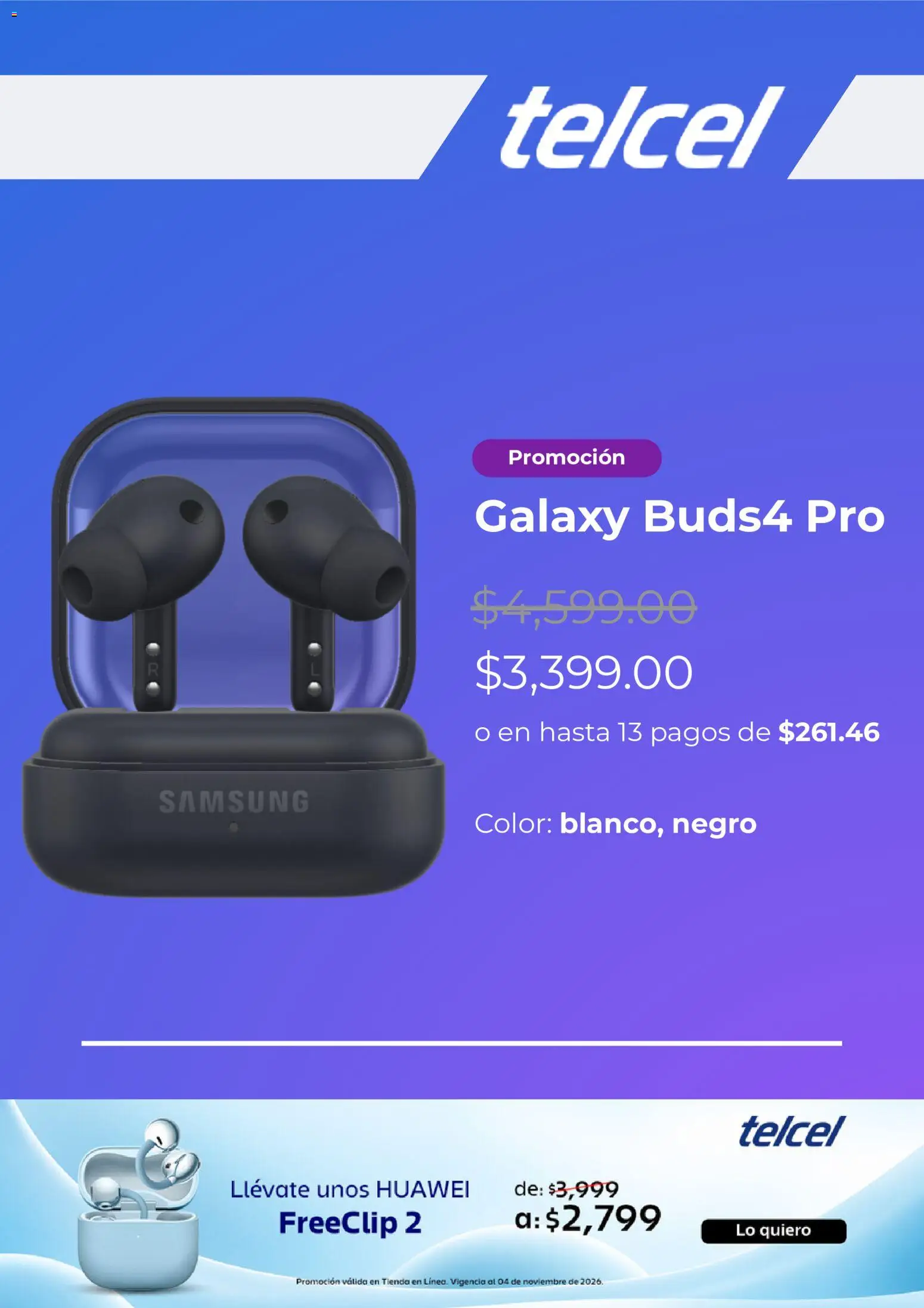 Vista previa las ofertas de la tienda Telcel - Telcel catálogo desde el 20/10/2026 