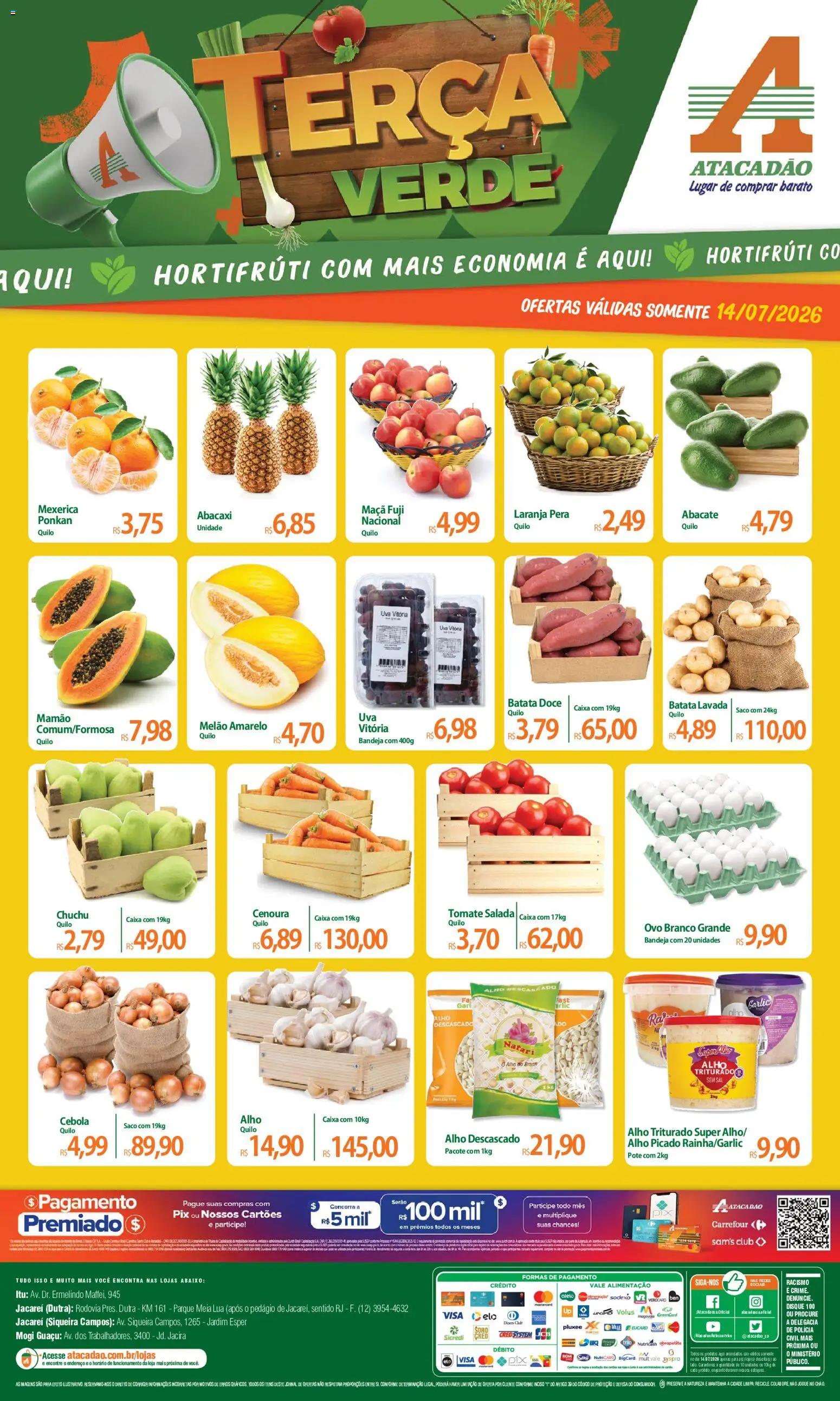 Pré-Visualização do folheto "Atacadão ofertas - SP" da loja Atacadão válido a partir de 14/07/2026
