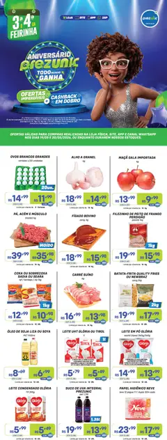 Pré-Visualização do folheto "Prezunic ofertas" da loja Prezunic válido a partir de 19/05/2026