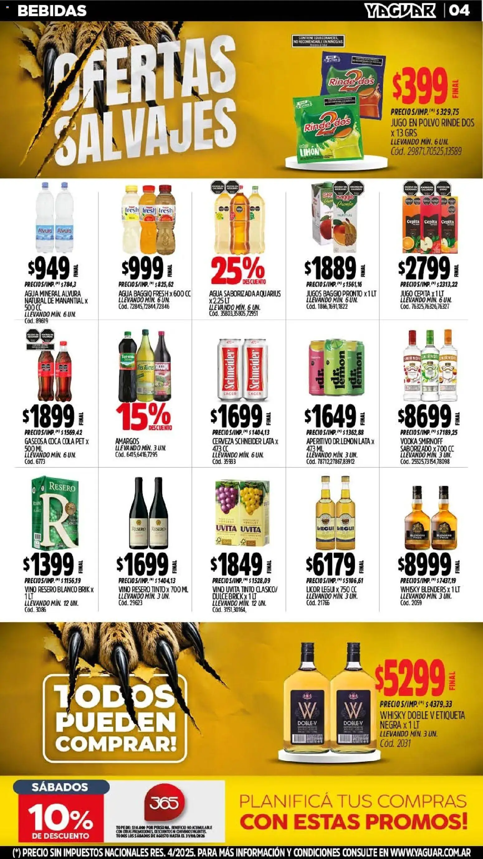 Vista previa del folleto de la tienda Yaguar válido desde el 03/08/2026 