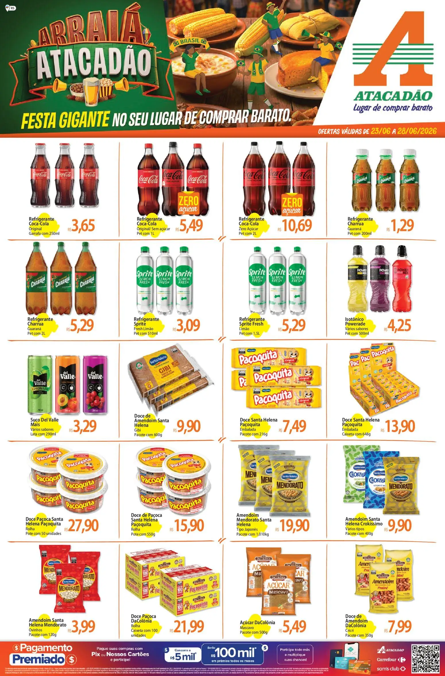 Pré-Visualização do folheto "Atacadão ofertas - RS" da loja Atacadão válido a partir de 23/06/2026
