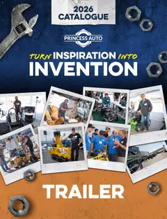 Preview of leaflet Princess Auto catalog - Trailer from shop Princess Auto is valid from Apr 21, 2026