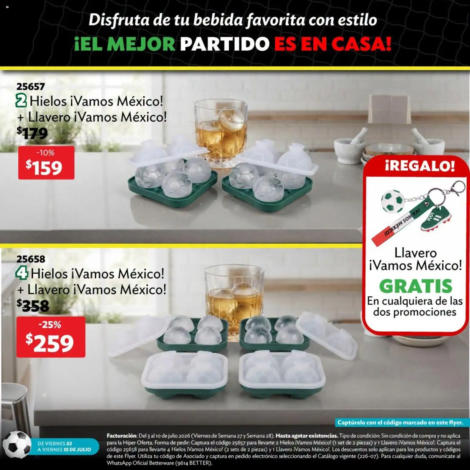 Vista previa las ofertas de la tienda Betterware - Betterware catálogo Llévate tus favoritos desde el 03/07/2026 - Llavero