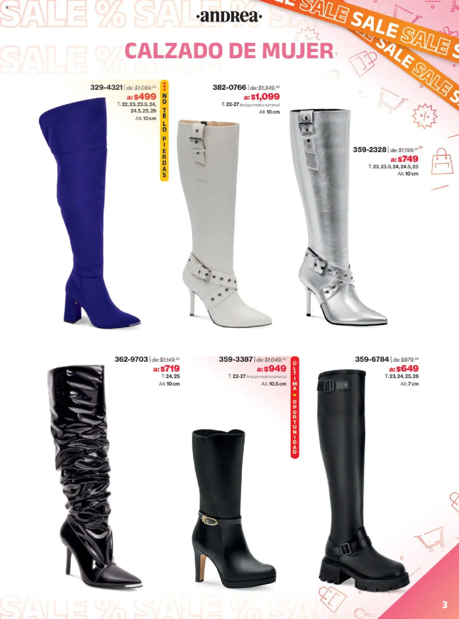 Vista previa las ofertas de la tienda Andrea - Catálogo Outlet desde el 21/12/2025 
