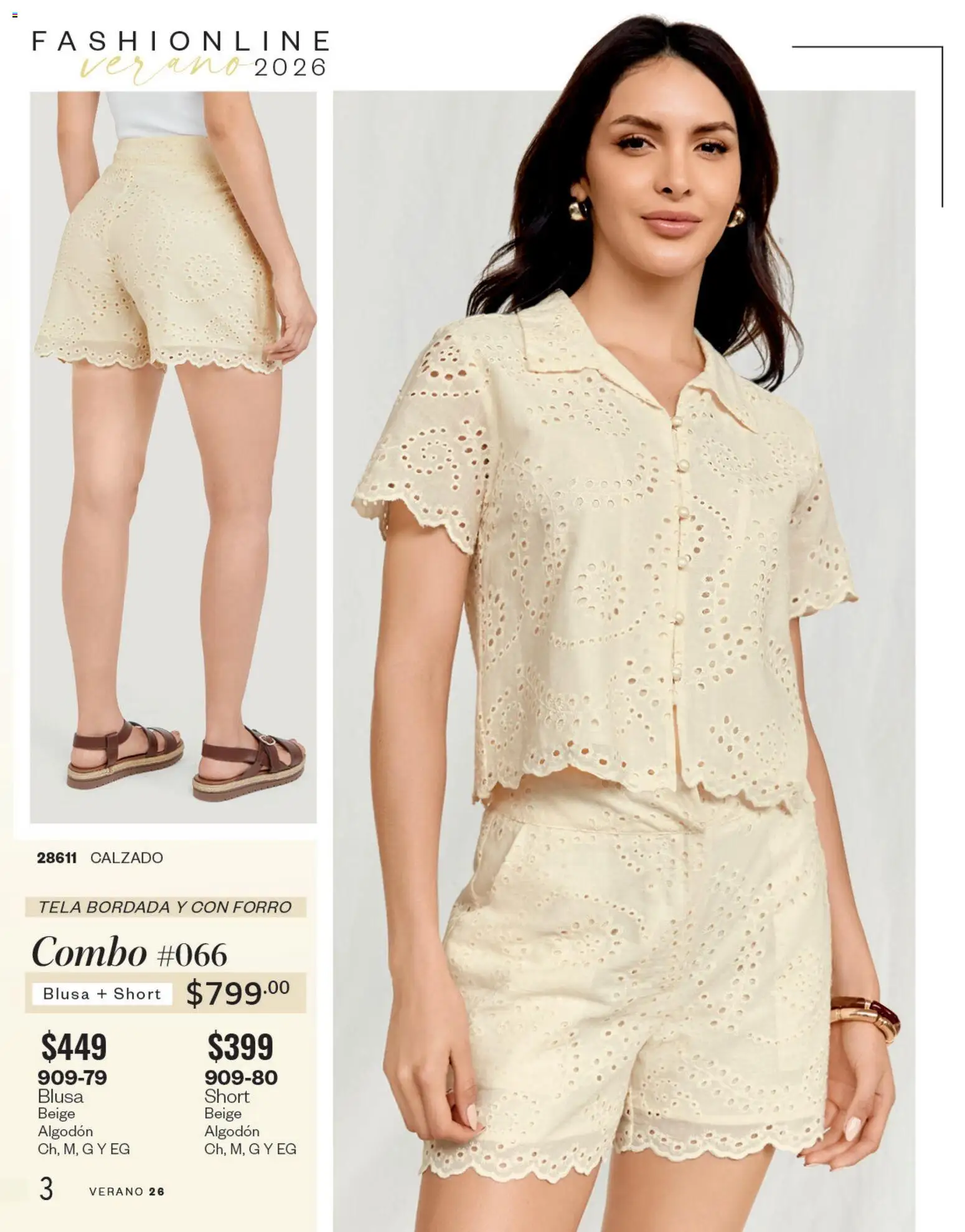 Vista previa las ofertas de la tienda Cklass - Cklass catálogo Novedades de verano calzado desde el 01/05/2026 - Short, Blusa, Algodón