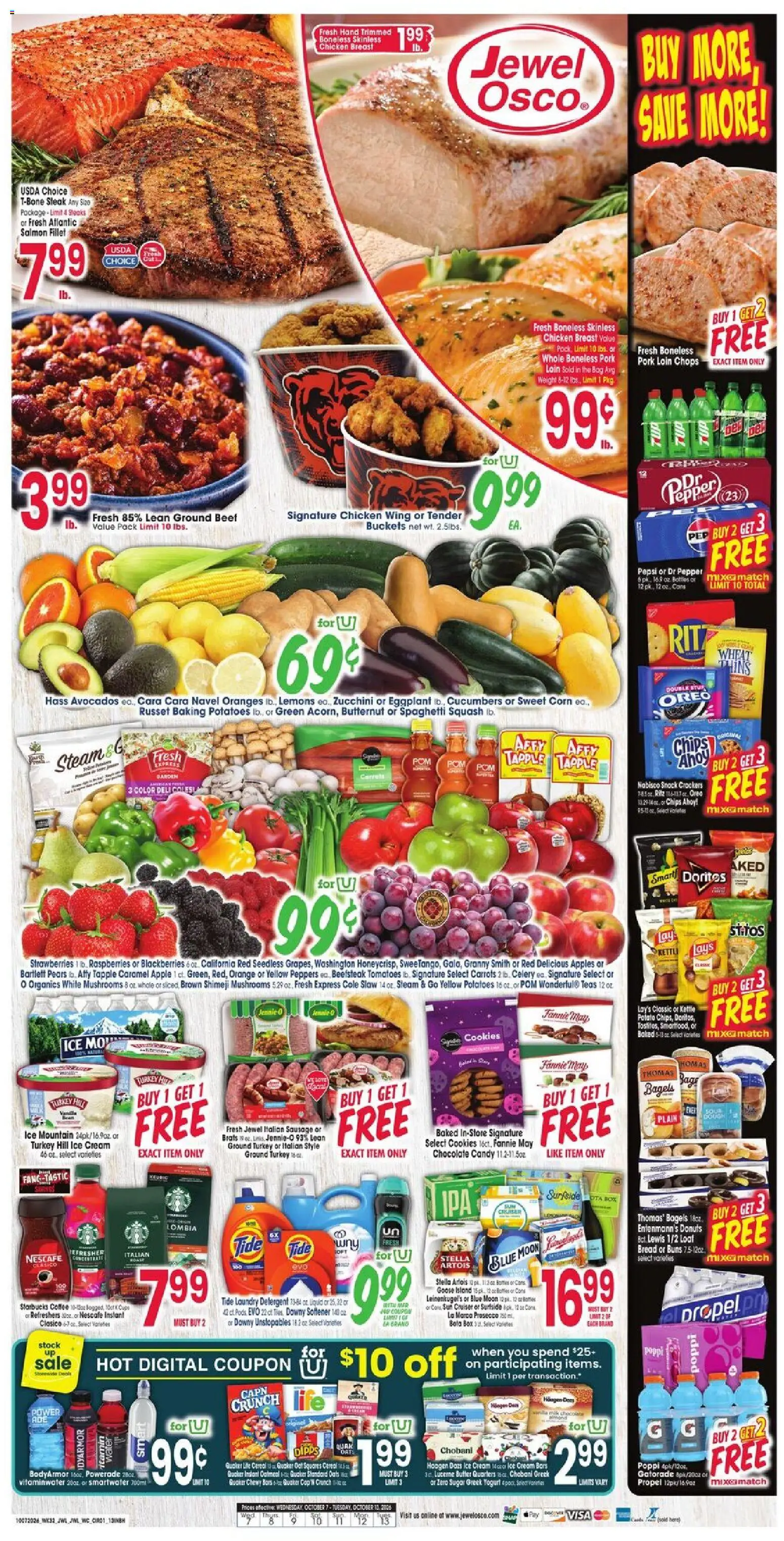 Ad Preview of Jewel Osco Jewel Osco Weekly Ad from 10/07/2026