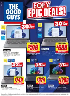 Preview of catalogue The Good Guys catalogue EOFY from shop The Good Guys valid 18/06/2026