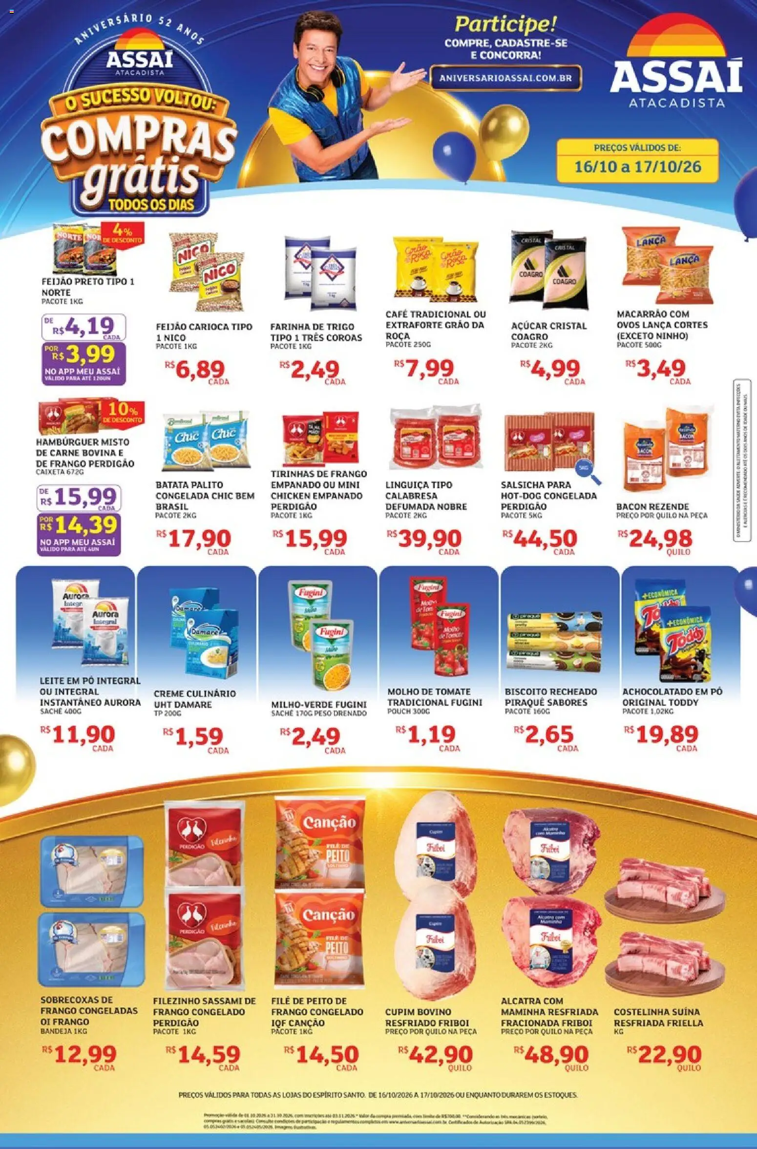Pré-Visualização do folheto "Assaí Atacadista ofertas - ES" da loja Assaí Atacadista válido a partir de 16/10/2026
