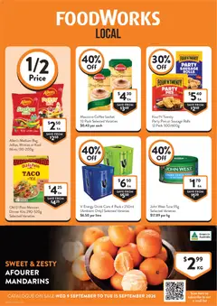 Preview of catalogue Foodworks catalogue VIC from shop Foodworks valid 09/09/2026