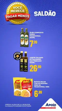 Pré-Visualização do folheto "Apoio Mineiro - Ofertas da semana" da loja Apoio Mineiro válido a partir de 24/08/2026