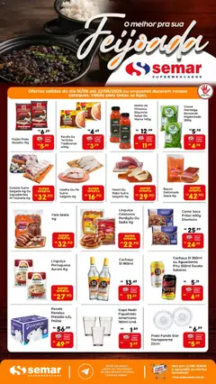 Pré-Visualização do folheto "Semar Supermercado ofertas Feijoada" da loja Semar Supermercado válido a partir de 16/06/2026