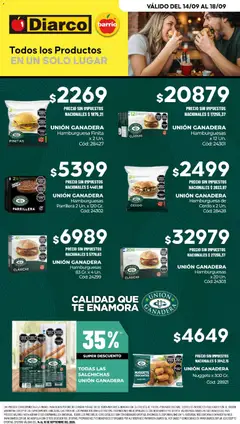 Vista previa del folleto de la tienda Diarco válido desde el 14/09/2026 