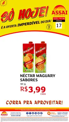 Pré-Visualização do folheto "Assaí Atacadista ofertas - DF" da loja Assaí Atacadista válido a partir de 17/05/2026