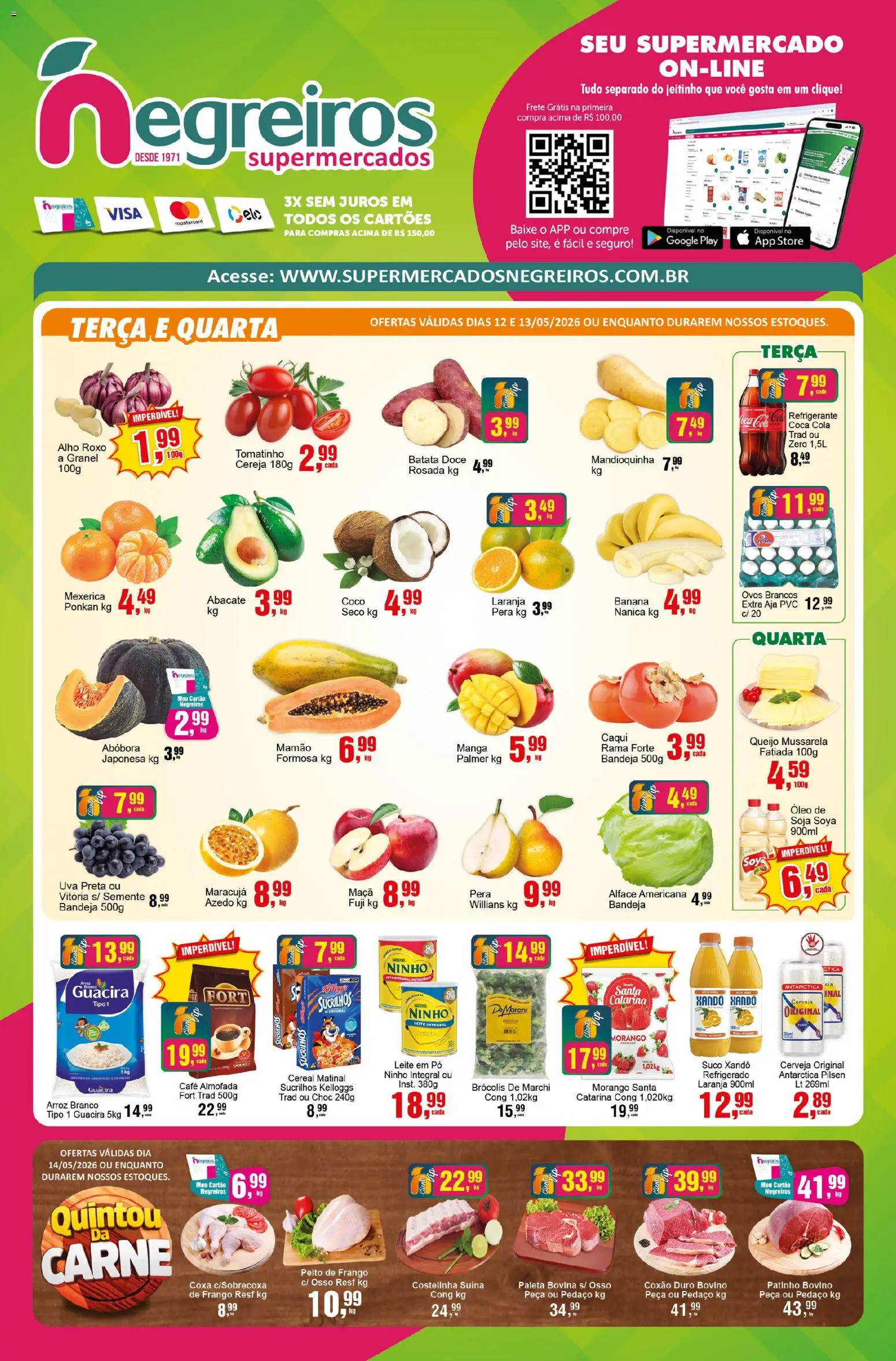 Pré-Visualização do folheto "Negreiros - Ofertas da semana" da loja Negreiros válido a partir de 12/05/2026