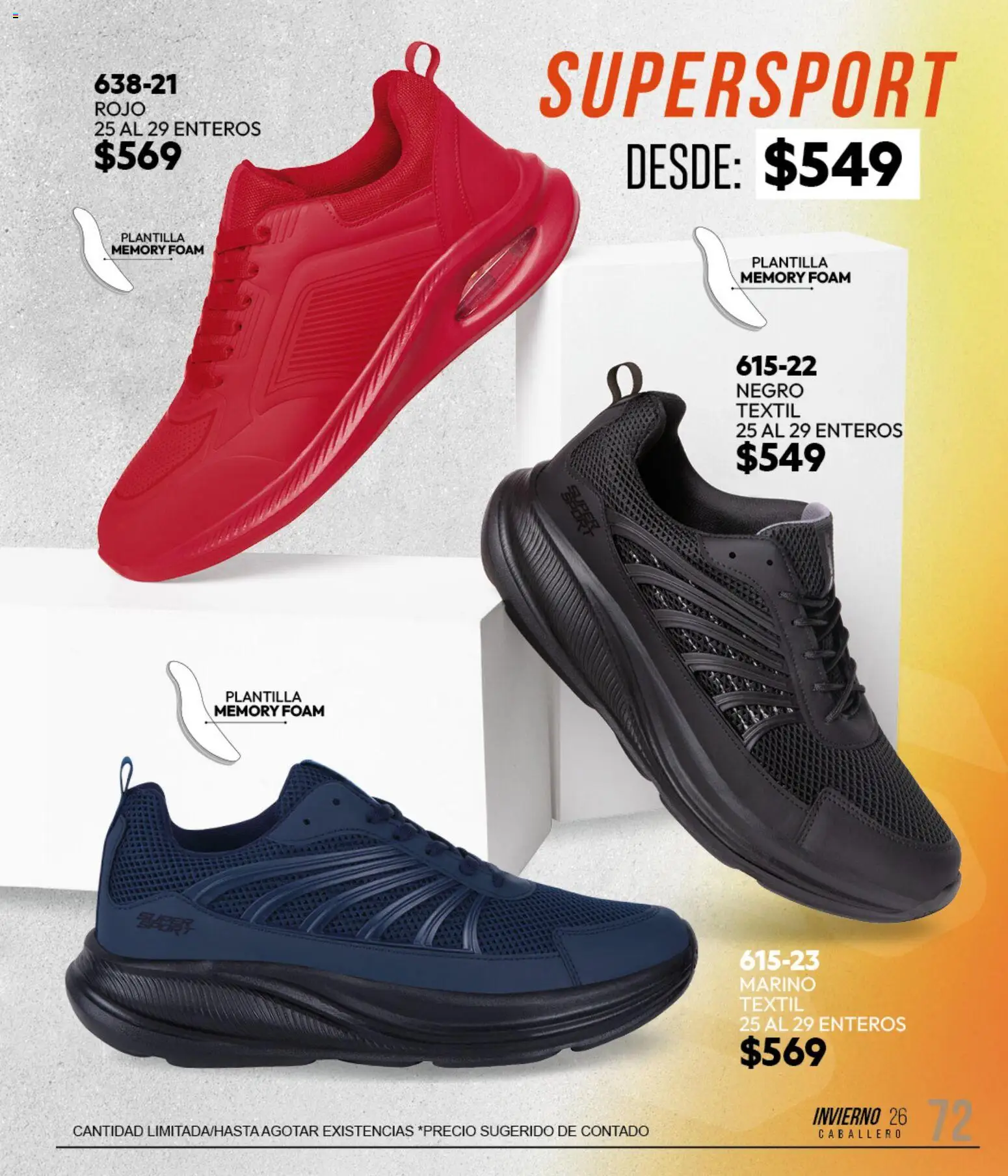 Vista previa las ofertas de la tienda Cklass - Cklass catálogo Sportbrands Caballero Invierno desde el 11/09/2026 