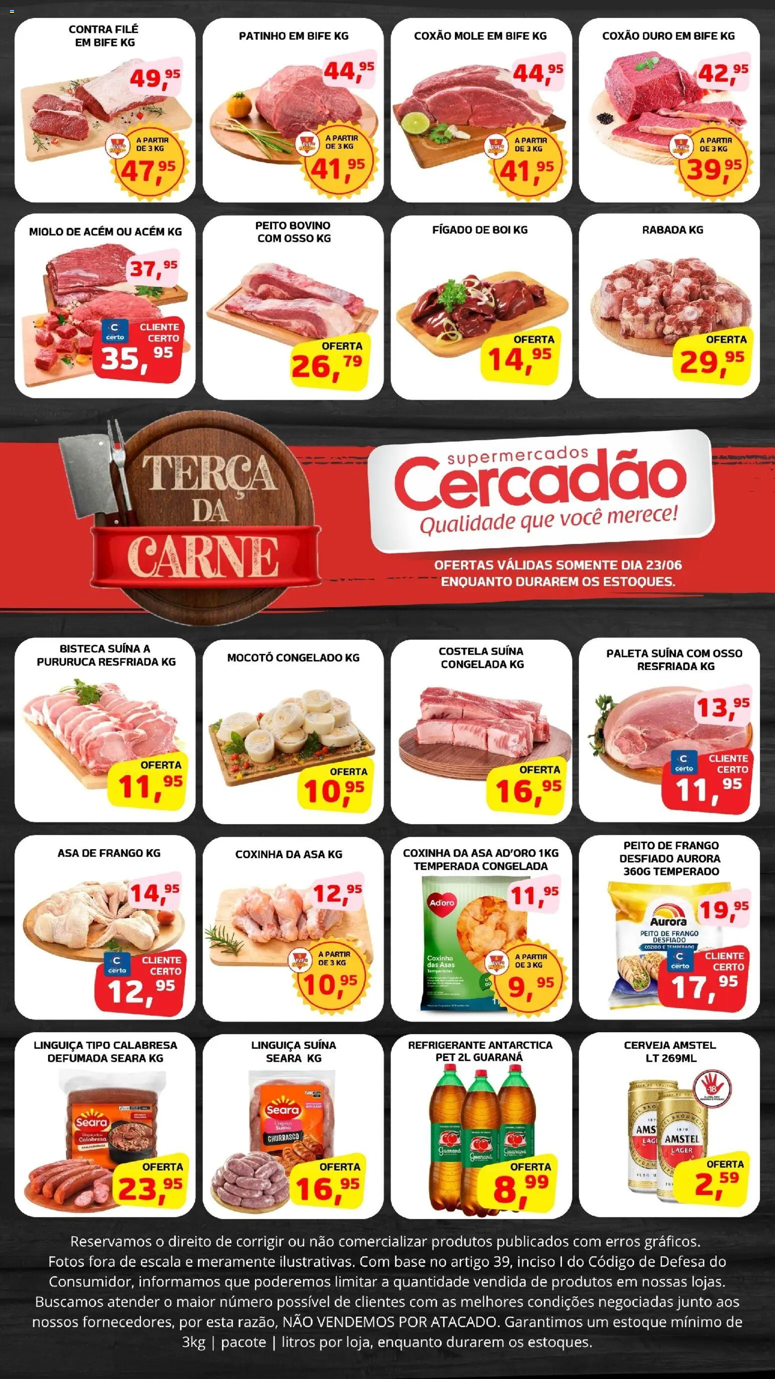 Pré-Visualização do folheto "Cercadão - Ofertas da semana" da loja Cercadão válido a partir de 23/06/2026