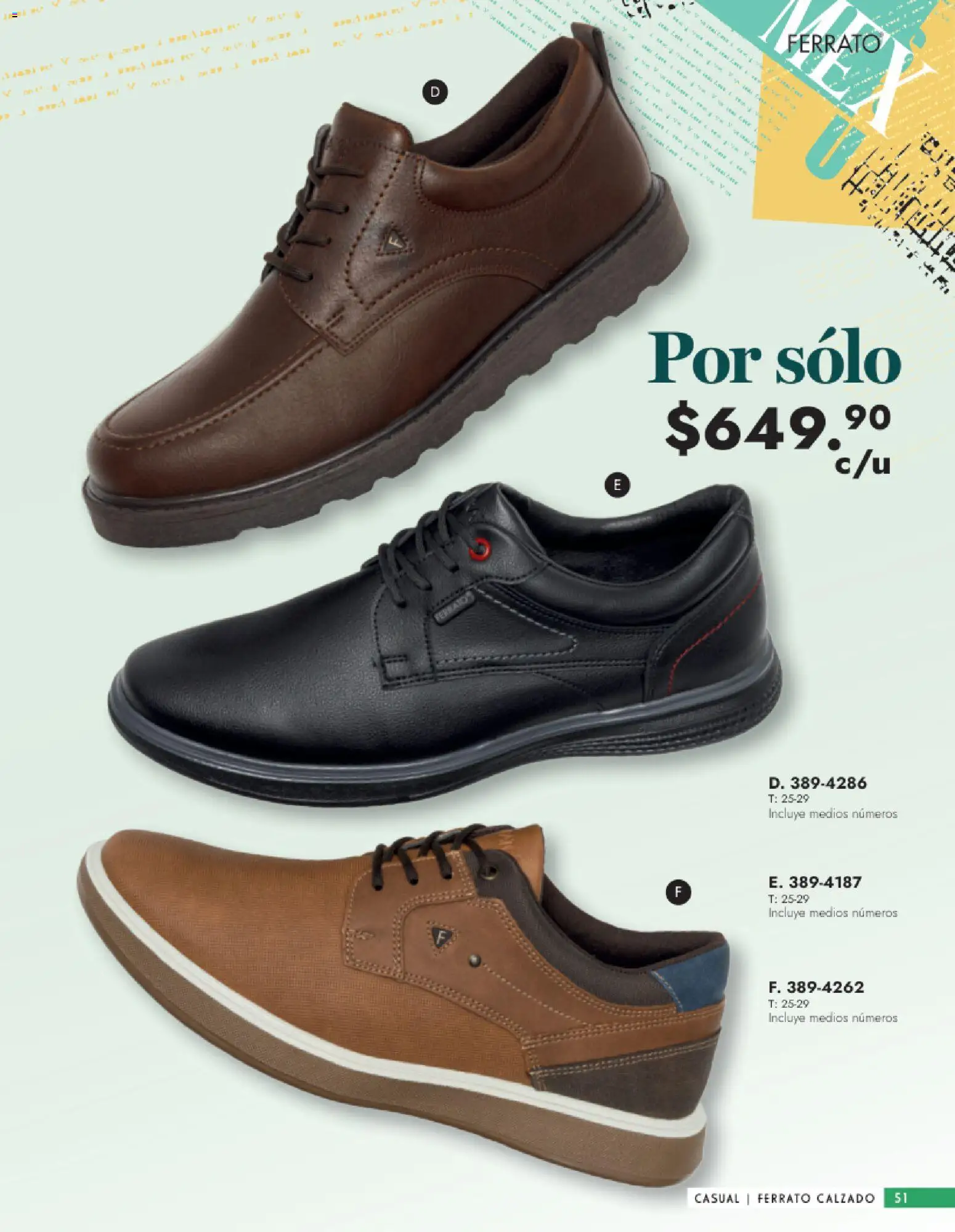 Vista previa las ofertas de la tienda Andrea - Catálogo Calzado Caballero desde el 25/01/2026 