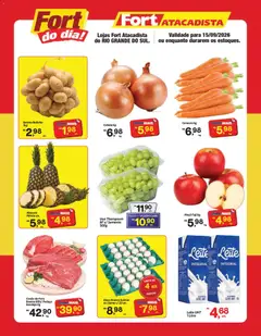 Pré-Visualização do folheto "Fort Atacadista ofertas do Dia" da loja Fort Atacadista válido a partir de 15/09/2026