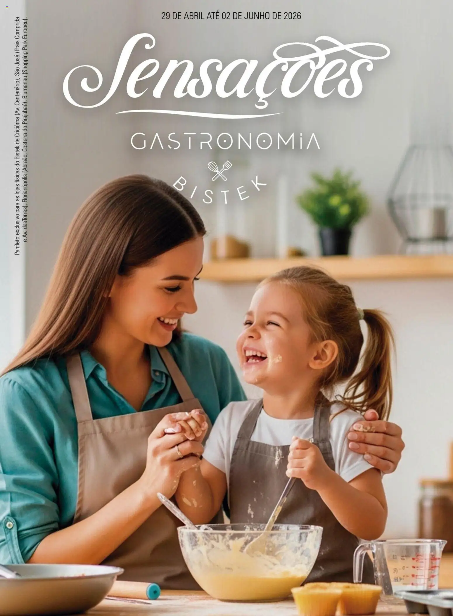 Pré-Visualização do folheto "Bistek Supermercados ofertas Sensações Gastronomia" da loja Bistek Supermercados válido a partir de 29/04/2026