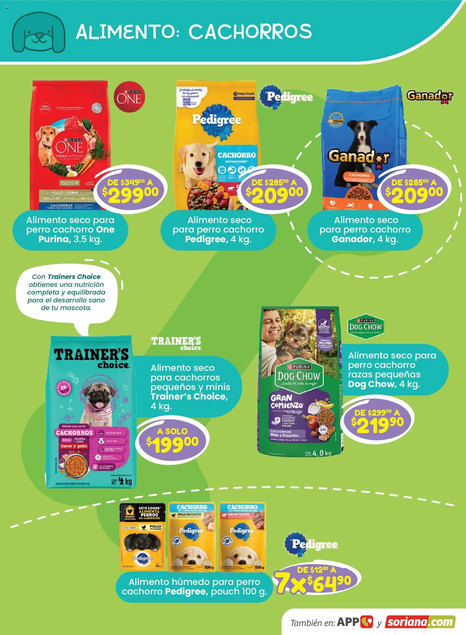 Vista previa las ofertas de la tienda Soriana - Soriana Especial Mascotas Híper Nacional desde el 13/08/2026 