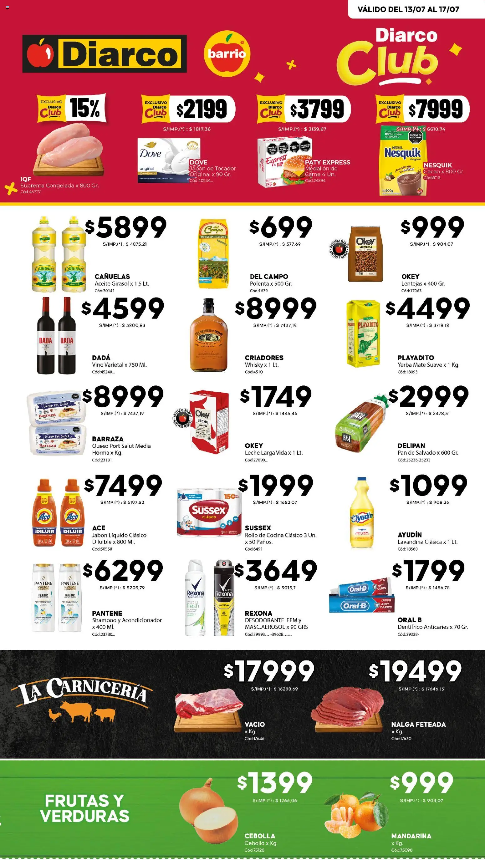 Vista previa del folleto de la tienda Diarco válido desde el 13/07/2026 