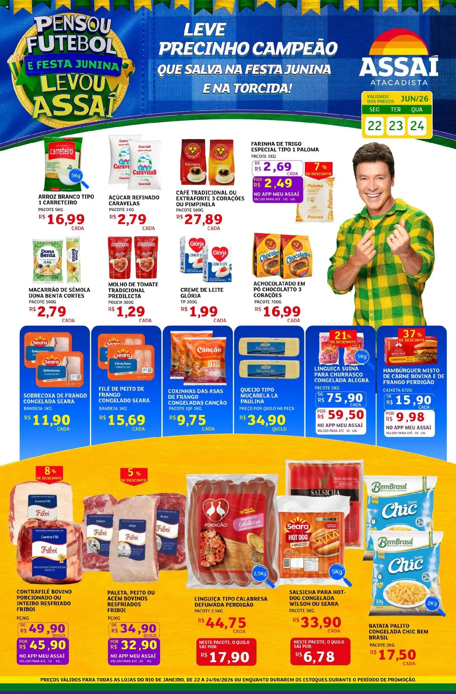 Pré-Visualização do folheto "Assaí Atacadista ofertas - RJ" da loja Assaí Atacadista válido a partir de 22/06/2026