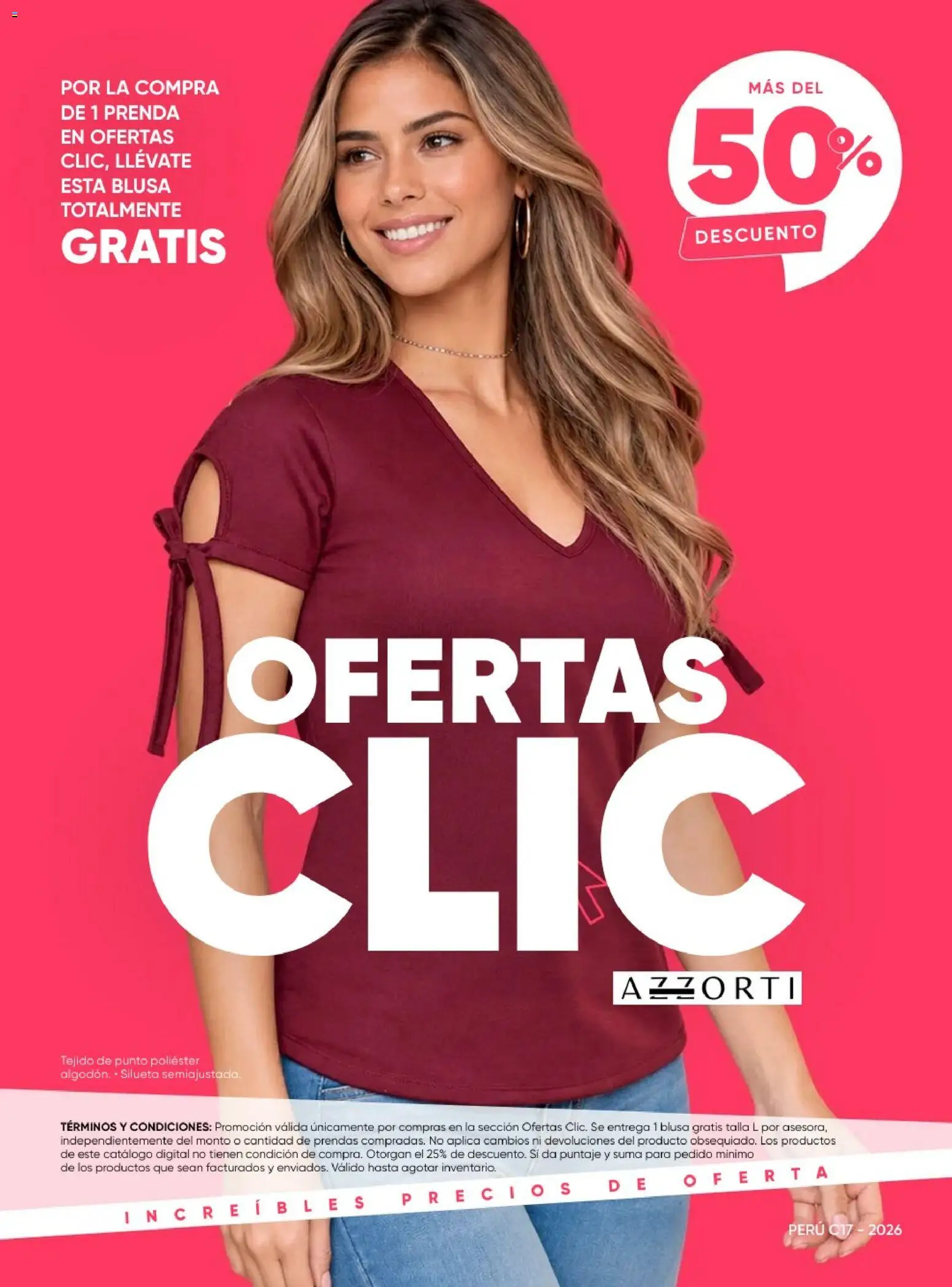 Vista previa de Azzorti catálogo - Campaña C17 Ofertas Clic de la tienda Azzorti válido desde 10/10/2026
