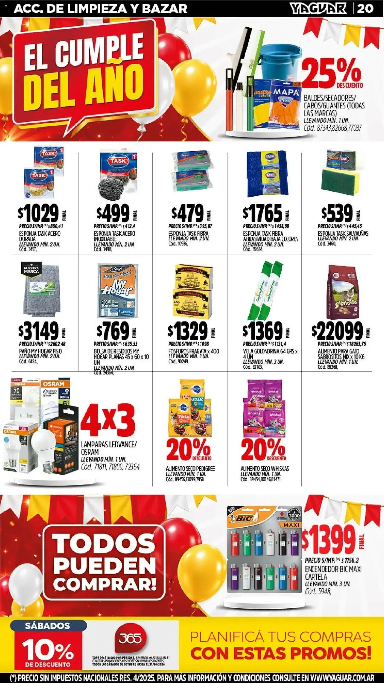 Vista previa del folleto de la tienda Yaguar válido desde el 26/10/2026 