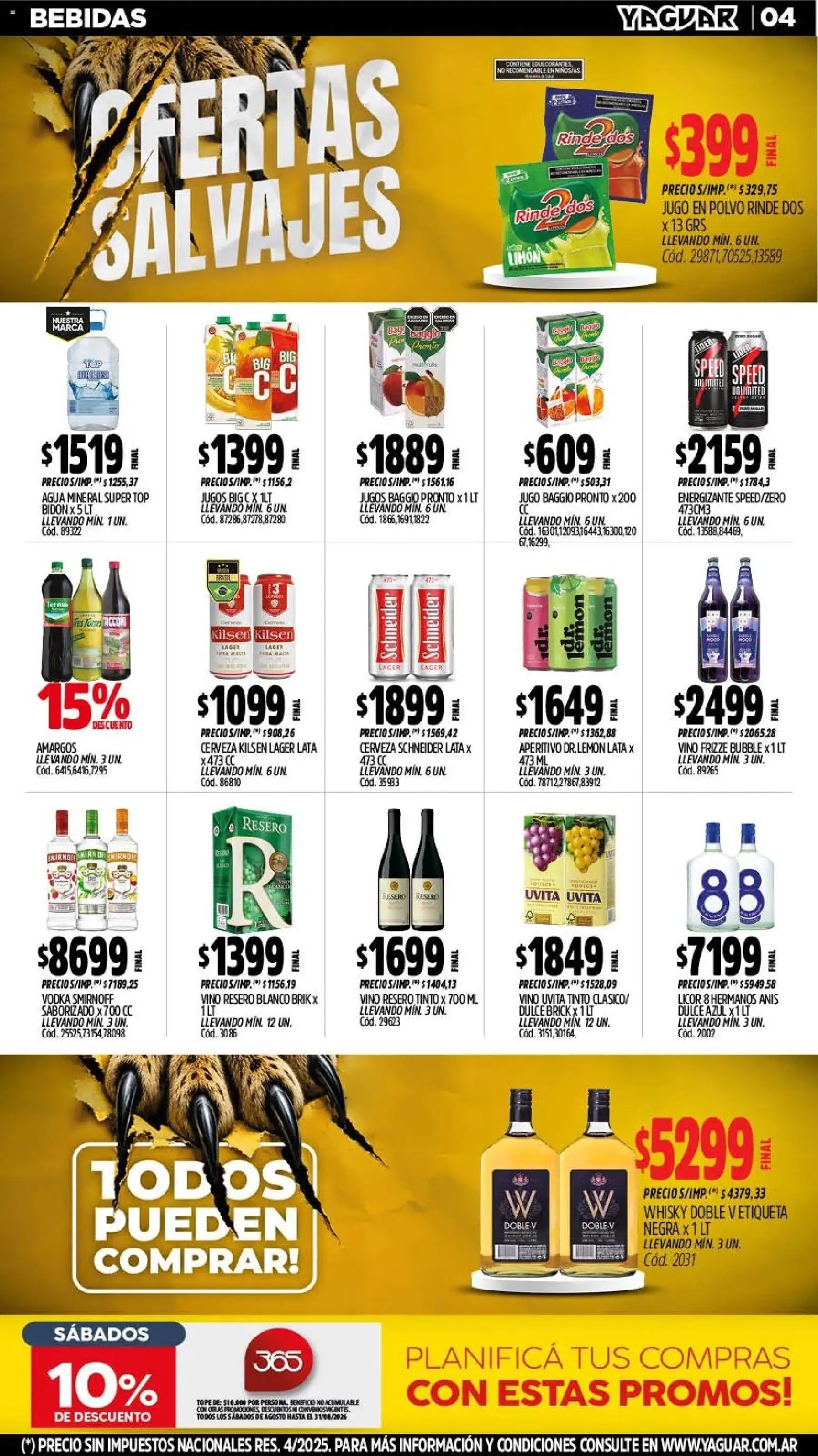 Vista previa del folleto de la tienda Yaguar válido desde el 03/08/2026 