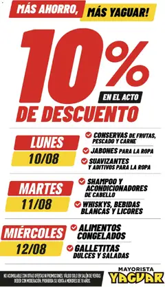 Vista previa del folleto de la tienda Yaguar válido desde el 10/08/2026 