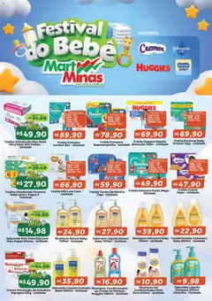 Pré-Visualização do folheto "Mart Minas ofertas Festival do Bebê" da loja Mart Minas válido a partir de 30/07/2026