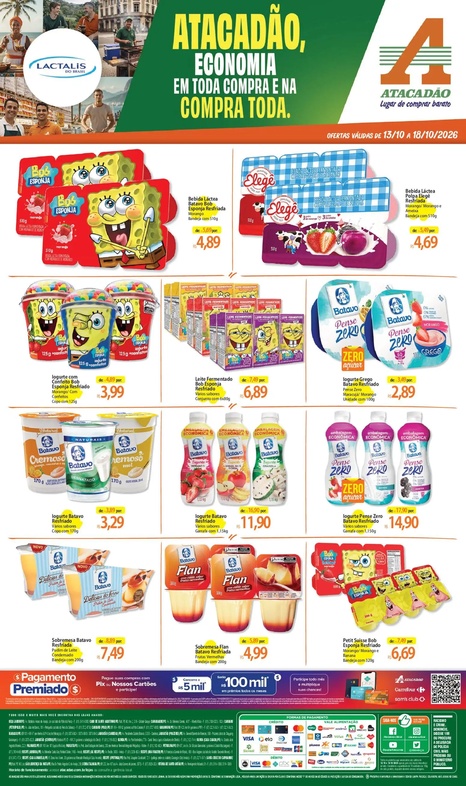 Pré-Visualização do folheto "Atacadão ofertas - PE" da loja Atacadão válido a partir de 13/10/2026