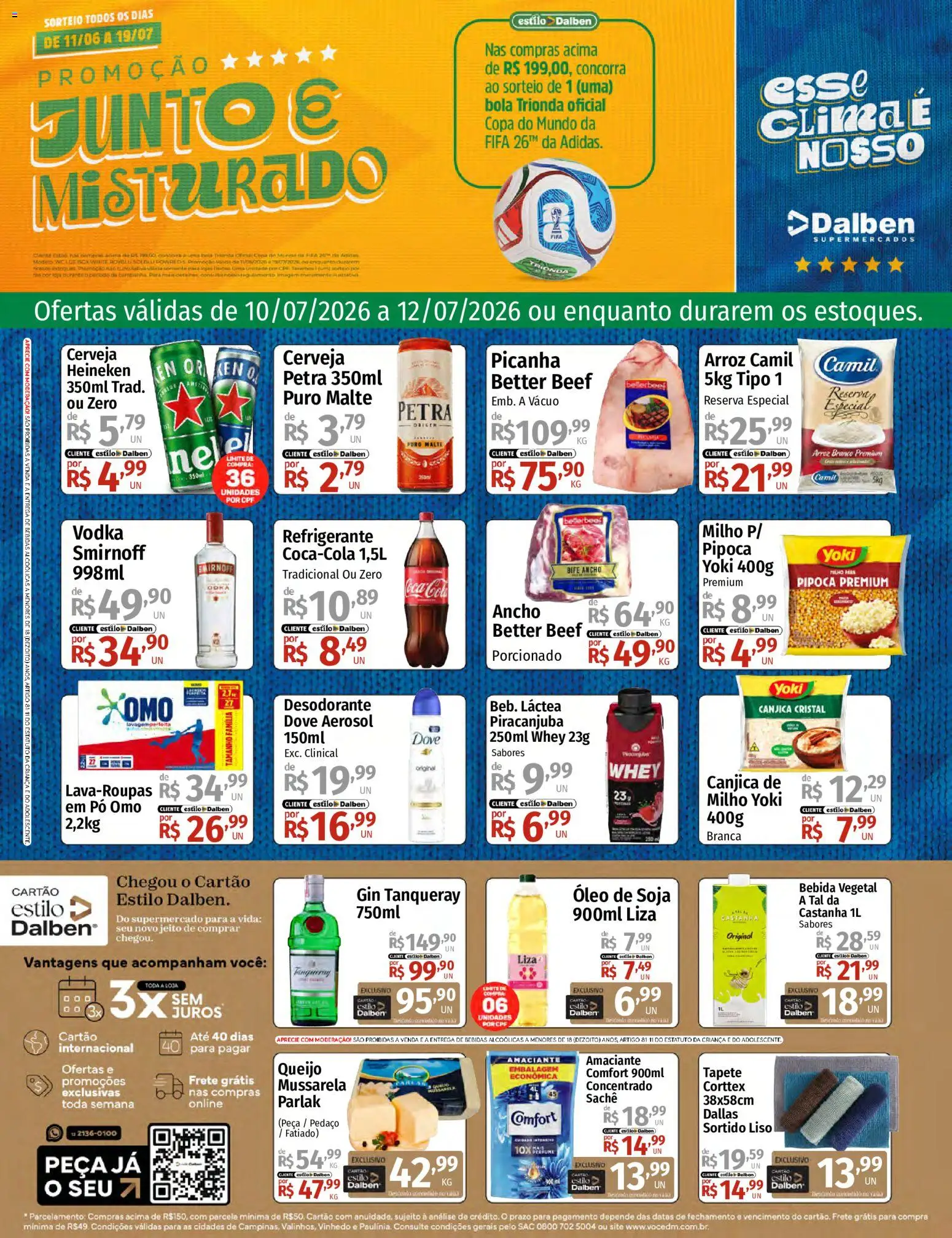 Pré-Visualização do folheto "Supermercado Dalben - Ofertas da semana" da loja Supermercado Dalben válido a partir de 10/07/2026