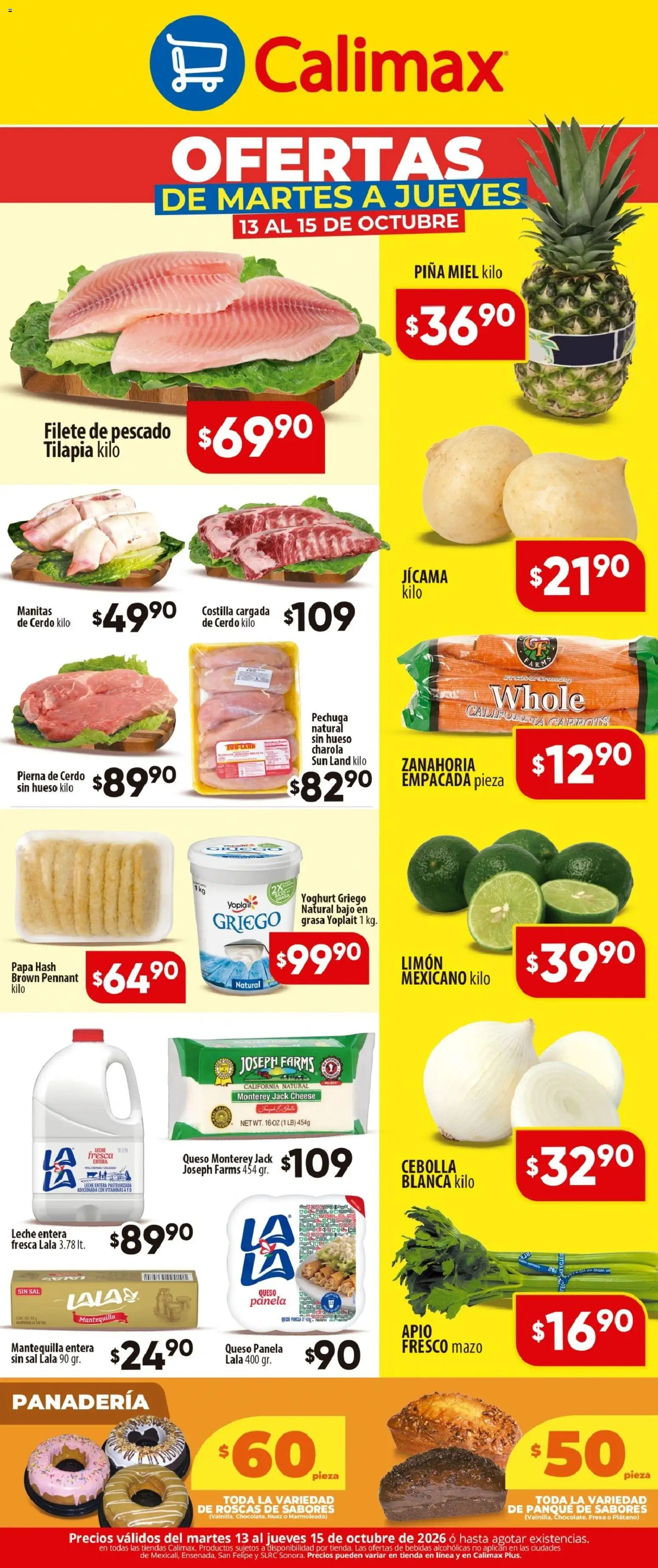Vista previa las ofertas de la tienda Calimax - Calimax - Ofertas Martes y Jueves desde el 13/10/2026 
