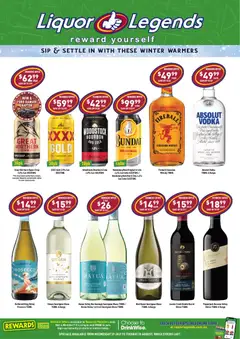 Preview of catalogue Liquor Legends catalogue Deception Bay from shop Liquor Legends valid 29/07/2026
