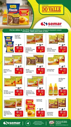 Pré-Visualização do folheto "Semar Supermercado ofertas Do Valle" da loja Semar Supermercado válido a partir de 07/10/2026
