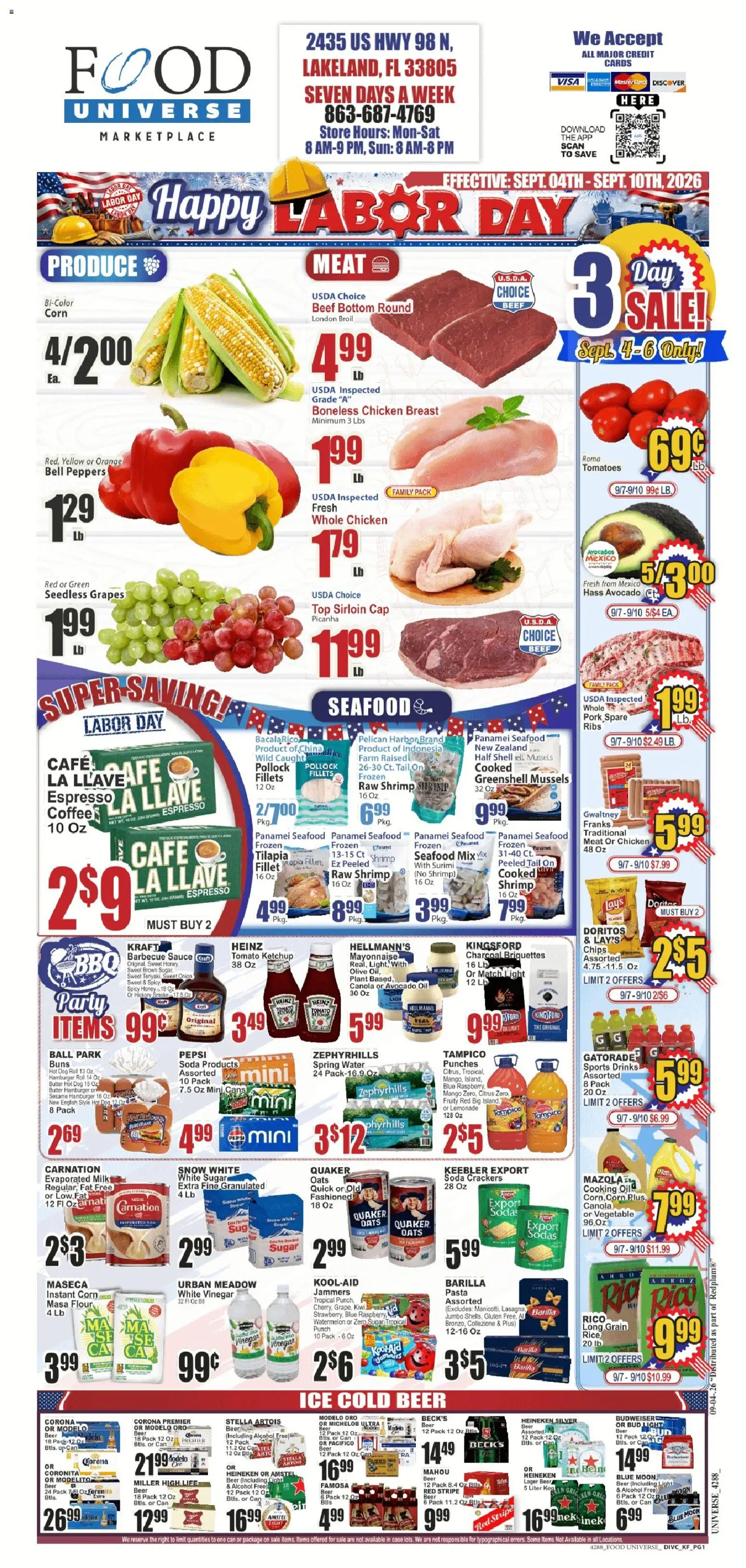 Ad Preview of Food Universe Food Universe Weekly Ad from 09/04/2026