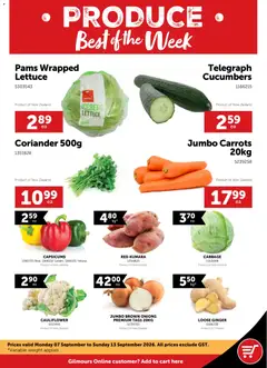 Preview of catalogue Gilmours catalogue from shop Gilmours valid 7 Sept 2026