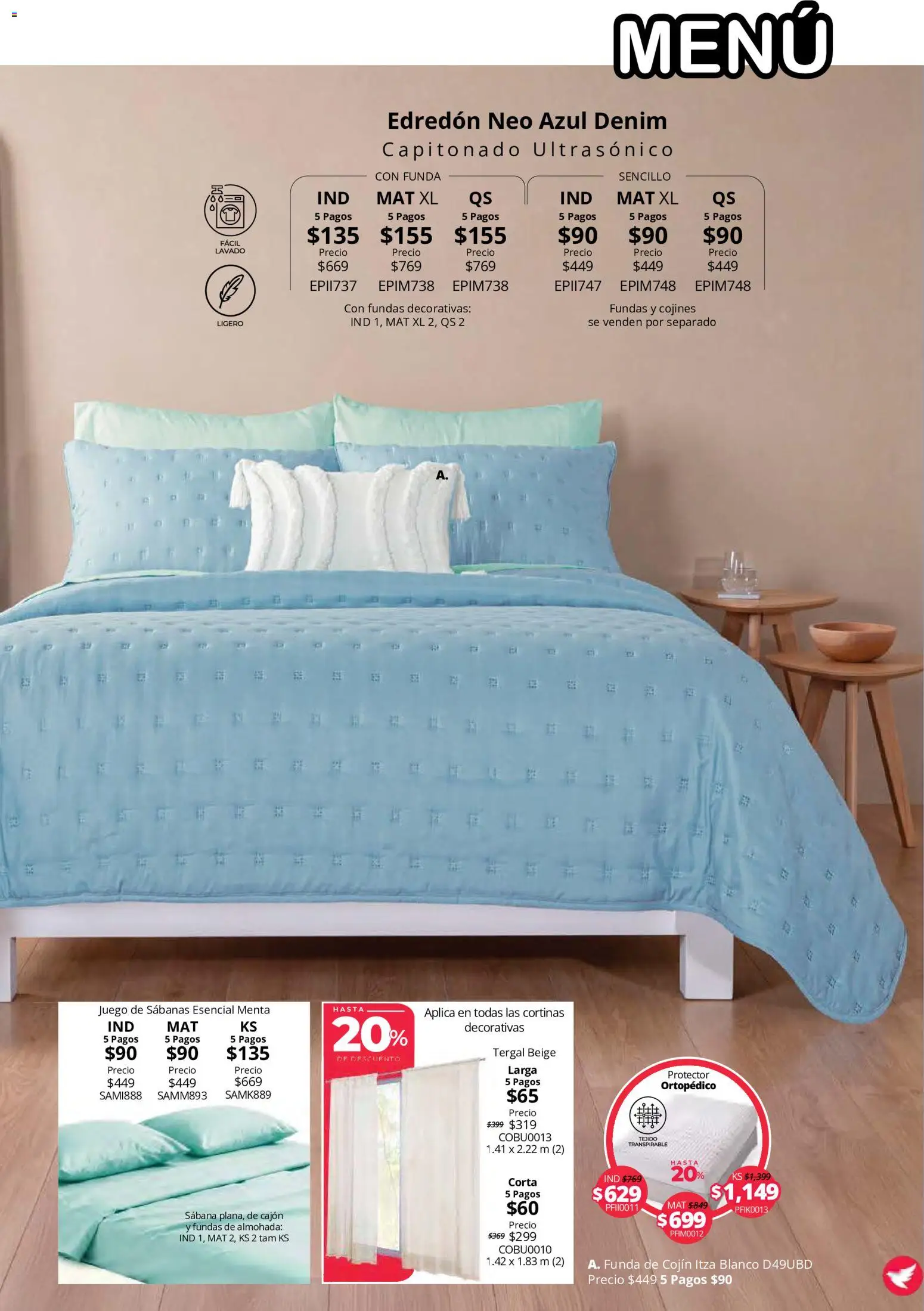 Vista previa las ofertas de la tienda Colchas Concord - Colchas Concord catálogo desde el 15/10/2026 