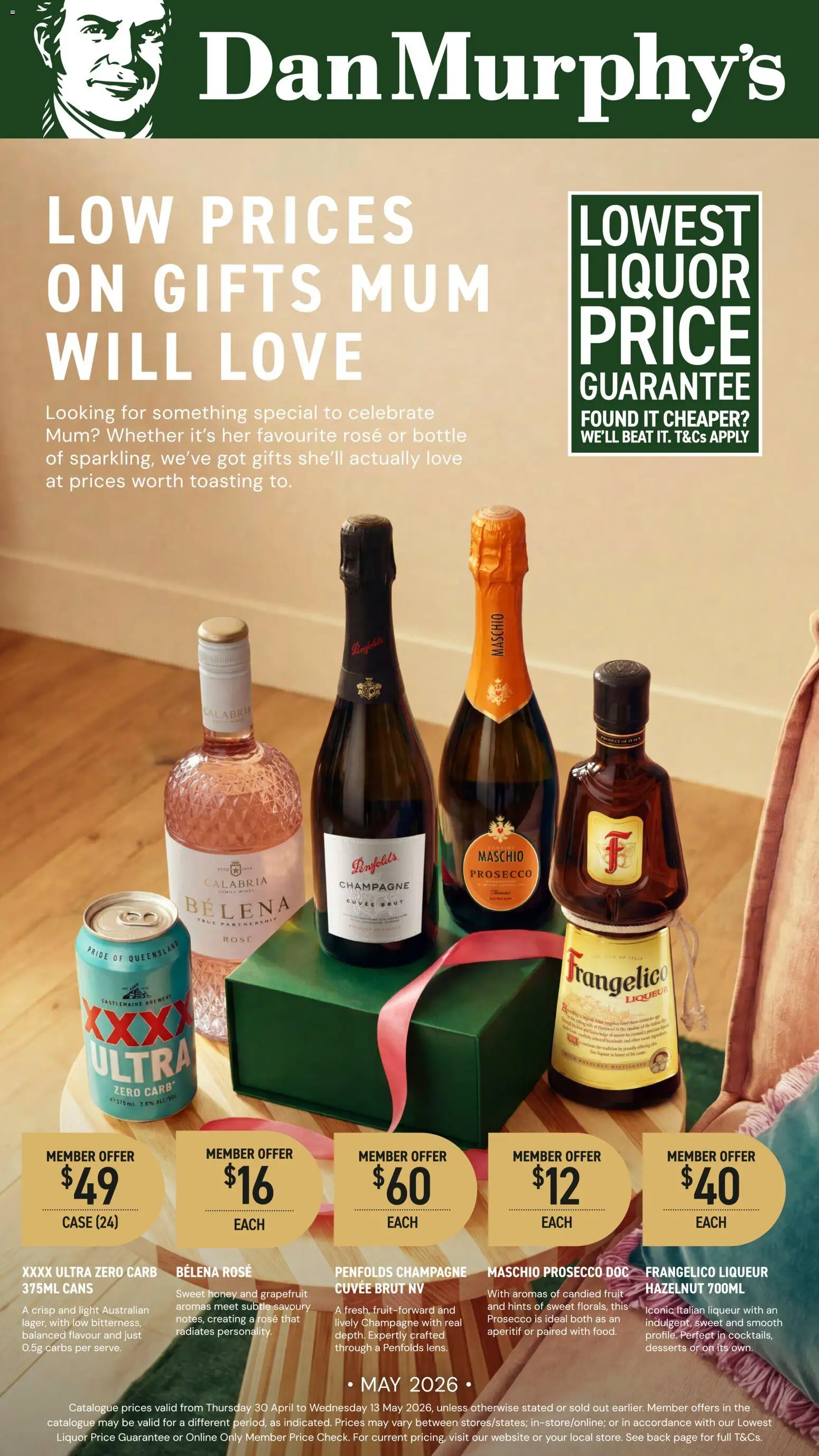 Preview of catalogue Dan Murphy's catalogue from shop Dan Murphy's valid 30/04/2026