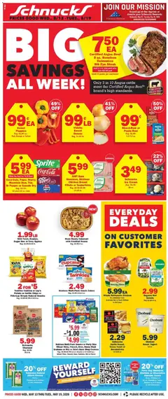 Ad Preview of Schnucks Schnucks Weekly Print Ad - IL from 05/13/2026