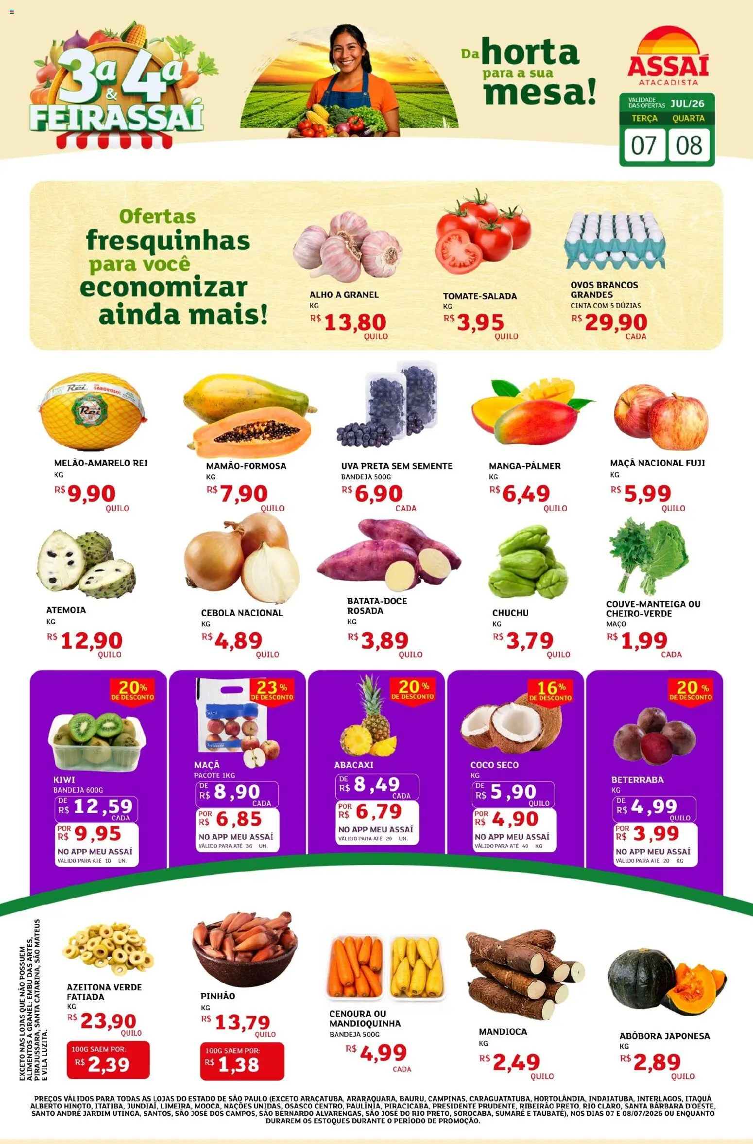 Pré-Visualização do folheto "Assaí Atacadista ofertas - SP" da loja Assaí Atacadista válido a partir de 07/07/2026