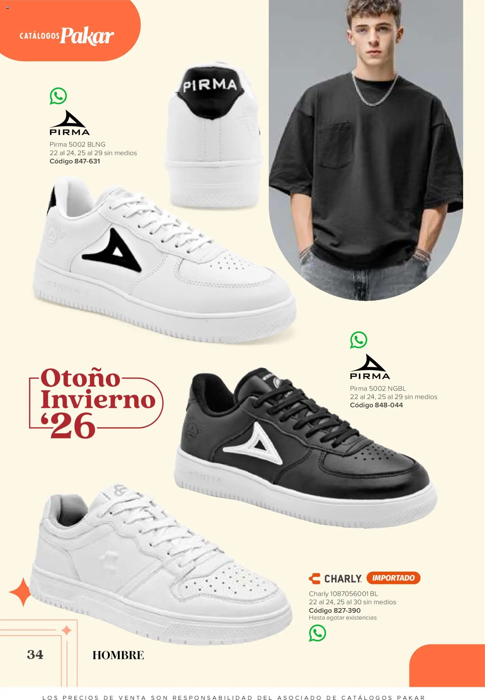 Vista previa las ofertas de la tienda SC Pakar - SC Pakar catálogo Hombre desde el 31/07/2026 