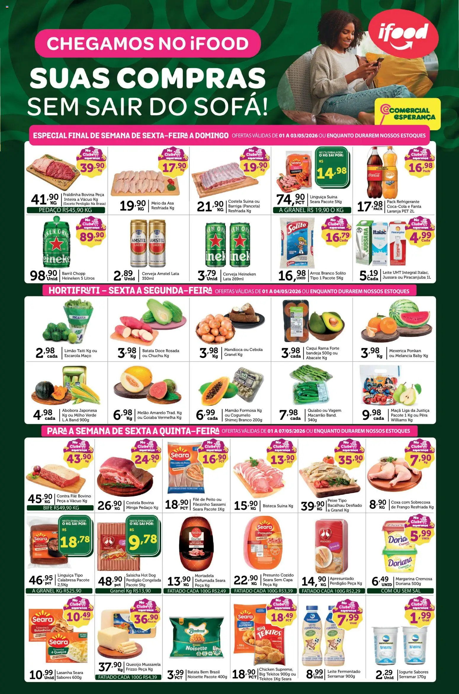 Pré-Visualização do folheto "Comercial Esperança ofertas Semanal" da loja Comercial Esperança válido a partir de 01/05/2026