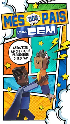 Pré-Visualização do folheto "Lojas Cem - Ofertas atuais" da loja Lojas Cem válido a partir de 01/08/2026